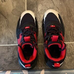 adidas Black and Red Athletic Shoes